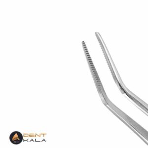 پنس دندانپزشکی دوخم نوک تیز دنا پویا کد 1351