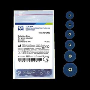 دیسک پرداخت مرکزدار سورمه ای| POLISHING DISCS 40PCS