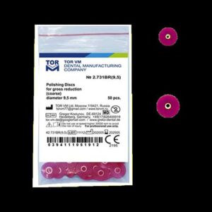 دیسک پرداخت مرکزدار زرشکی| TORVM | POLISHING DISCS 50PCS